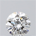 Natural Diamond 0.40 Carats, Round with Excellent Cut, F Color, VS2 Clarity and Certified by GIA