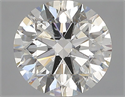 Natural Diamond 2.81 Carats, Round with Excellent Cut, H Color, SI2 Clarity and Certified by GIA