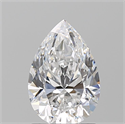 Natural Diamond 1.51 Carats, Pear with  Cut, D Color, VVS1 Clarity and Certified by GIA