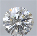 Natural Diamond 0.43 Carats, Round with Excellent Cut, I Color, SI1 Clarity and Certified by GIA