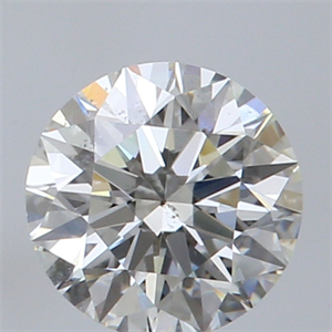 Picture of Natural Diamond 0.43 Carats, Round with Excellent Cut, I Color, SI1 Clarity and Certified by GIA