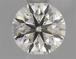 Picture of Natural Diamond 0.51 Carats, Round with Very Good Cut, K Color, VS1 Clarity and Certified by IGI