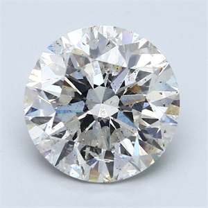 Picture of Natural Diamond 5.02 Carats, Round with Excellent Cut, H Color, SI2 Clarity and Certified by IGI