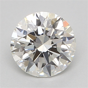 Picture of Natural Diamond 0.44 Carats, Round with Excellent Cut, I Color, VVS1 Clarity and Certified by GIA