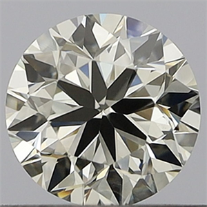 Picture of Natural Diamond 0.60 Carats, Round with Very Good Cut, K Color, VS1 Clarity and Certified by GIA