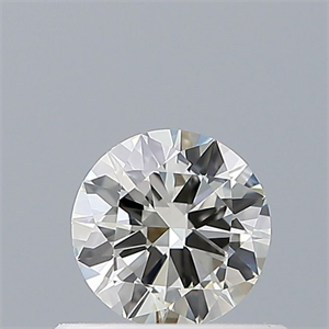 Picture of Natural Diamond 0.40 Carats, Round with Excellent Cut, I Color, VVS1 Clarity and Certified by IGI