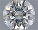 Natural Diamond 0.41 Carats, Round with Excellent Cut, J Color, VVS1 Clarity and Certified by GIA