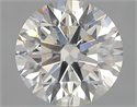 Natural Diamond 2.52 Carats, Round with Excellent Cut, I Color, VS1 Clarity and Certified by GIA