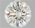 Natural Diamond 2.06 Carats, Round with Excellent Cut, K Color, VS1 Clarity and Certified by GIA