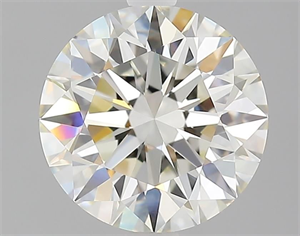 Picture of Natural Diamond 2.06 Carats, Round with Excellent Cut, K Color, VS1 Clarity and Certified by GIA