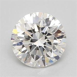 Picture of Natural Diamond 0.40 Carats, Round with Excellent Cut, H Color, VVS1 Clarity and Certified by GIA