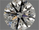 Natural Diamond 2.25 Carats, Round with Excellent Cut, K Color, VVS1 Clarity and Certified by GIA