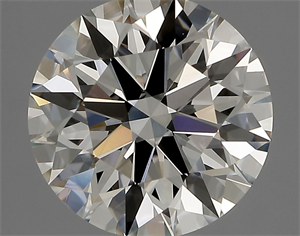 Picture of Natural Diamond 2.25 Carats, Round with Excellent Cut, K Color, VVS1 Clarity and Certified by GIA