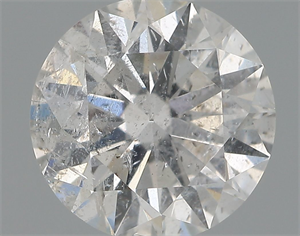 Picture of Natural Diamond 0.86 Carats, Round with Excellent Cut, G Color, I1 Clarity and Certified by IGI