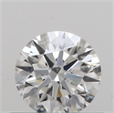 Natural Diamond 0.42 Carats, Round with Excellent Cut, H Color, VVS1 Clarity and Certified by GIA