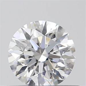 Picture of Natural Diamond 0.42 Carats, Round with Excellent Cut, D Color, VS2 Clarity and Certified by GIA