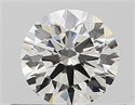 Natural Diamond 0.41 Carats, Round with Excellent Cut, I Color, VS2 Clarity and Certified by GIA