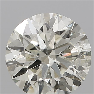 Picture of Natural Diamond 0.50 Carats, Round with Excellent Cut, K Color, SI2 Clarity and Certified by IGI