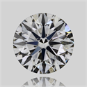 Natural Diamond 0.42 Carats, Round with Excellent Cut, K Color, SI1 Clarity and Certified by GIA