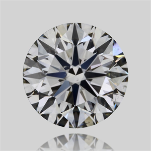 Picture of Natural Diamond 0.42 Carats, Round with Excellent Cut, K Color, SI1 Clarity and Certified by GIA