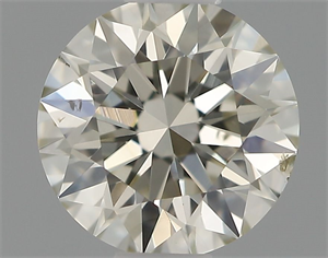 Picture of Natural Diamond 0.50 Carats, Round with Excellent Cut, I Color, SI1 Clarity and Certified by IGI