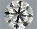 Natural Diamond 0.70 Carats, Round with Very Good Cut, K Color, SI1 Clarity and Certified by IGI