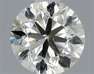 Picture of Natural Diamond 0.70 Carats, Round with Very Good Cut, K Color, SI1 Clarity and Certified by IGI