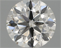 Natural Diamond 0.50 Carats, Round with Excellent Cut, G Color, SI1 Clarity and Certified by IGI