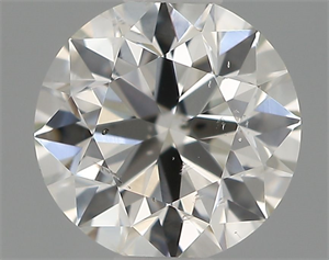 Picture of Natural Diamond 0.50 Carats, Round with Excellent Cut, G Color, SI1 Clarity and Certified by IGI