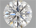 Natural Diamond 0.45 Carats, Round with Excellent Cut, G Color, SI1 Clarity and Certified by GIA