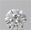 Natural Diamond 2.01 Carats, Round with Excellent Cut, H Color, VS1 Clarity and Certified by GIA