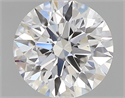 Natural Diamond 0.40 Carats, Round with Excellent Cut, D Color, VS2 Clarity and Certified by GIA