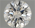 Natural Diamond 0.40 Carats, Round with Excellent Cut, J Color, VS2 Clarity and Certified by GIA