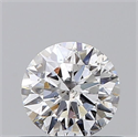 Natural Diamond 0.42 Carats, Round with Excellent Cut, D Color, SI2 Clarity and Certified by GIA