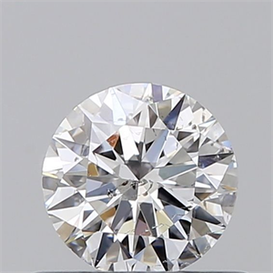 Picture of Natural Diamond 0.42 Carats, Round with Excellent Cut, D Color, SI2 Clarity and Certified by GIA