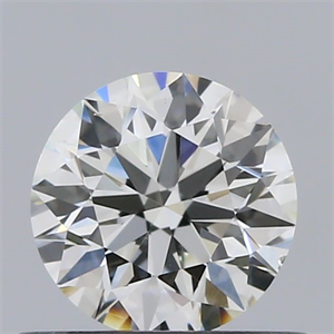 Picture of Natural Diamond 0.50 Carats, Round with Excellent Cut, J Color, VS2 Clarity and Certified by GIA