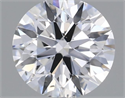 Natural Diamond 0.40 Carats, Round with Excellent Cut, F Color, SI1 Clarity and Certified by GIA