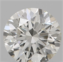 Natural Diamond 0.41 Carats, Round with Excellent Cut, J Color, VVS1 Clarity and Certified by GIA