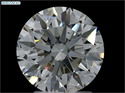 Natural Diamond 3.03 Carats, Round with Excellent Cut, H Color, SI1 Clarity and Certified by GIA