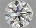 Natural Diamond 0.50 Carats, Round with Very Good Cut, I Color, VS1 Clarity and Certified by GIA