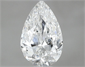 Natural Diamond 0.70 Carats, Pear with  Cut, F Color, VS2 Clarity and Certified by GIA