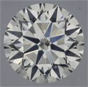 Natural Diamond 0.51 Carats, Round with Excellent Cut, G Color, I1 Clarity and Certified by GIA