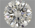 Natural Diamond 0.50 Carats, Round with Excellent Cut, J Color, SI1 Clarity and Certified by GIA