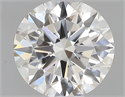 Natural Diamond 0.41 Carats, Round with Excellent Cut, G Color, VVS2 Clarity and Certified by GIA