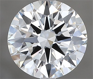 Picture of Natural Diamond 1.70 Carats, Round with Excellent Cut, F Color, VVS2 Clarity and Certified by GIA