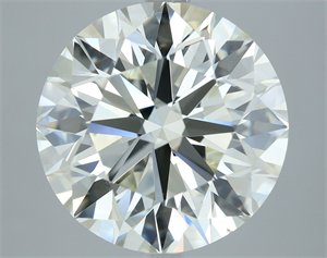 Picture of Natural Diamond 6.01 Carats, Round with Excellent Cut, K Color, VS2 Clarity and Certified by IGI