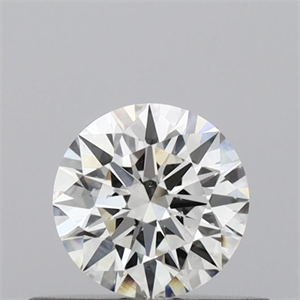 Picture of Natural Diamond 0.41 Carats, Round with Excellent Cut, I Color, SI1 Clarity and Certified by GIA