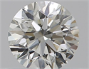 Natural Diamond 0.46 Carats, Round with Very Good Cut, J Color, VS2 Clarity and Certified by GIA