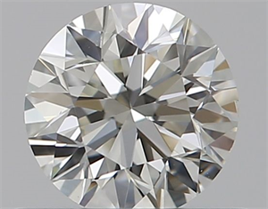 Picture of Natural Diamond 0.46 Carats, Round with Very Good Cut, J Color, VS2 Clarity and Certified by GIA