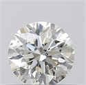 Natural Diamond 0.41 Carats, Round with Excellent Cut, I Color, SI2 Clarity and Certified by GIA